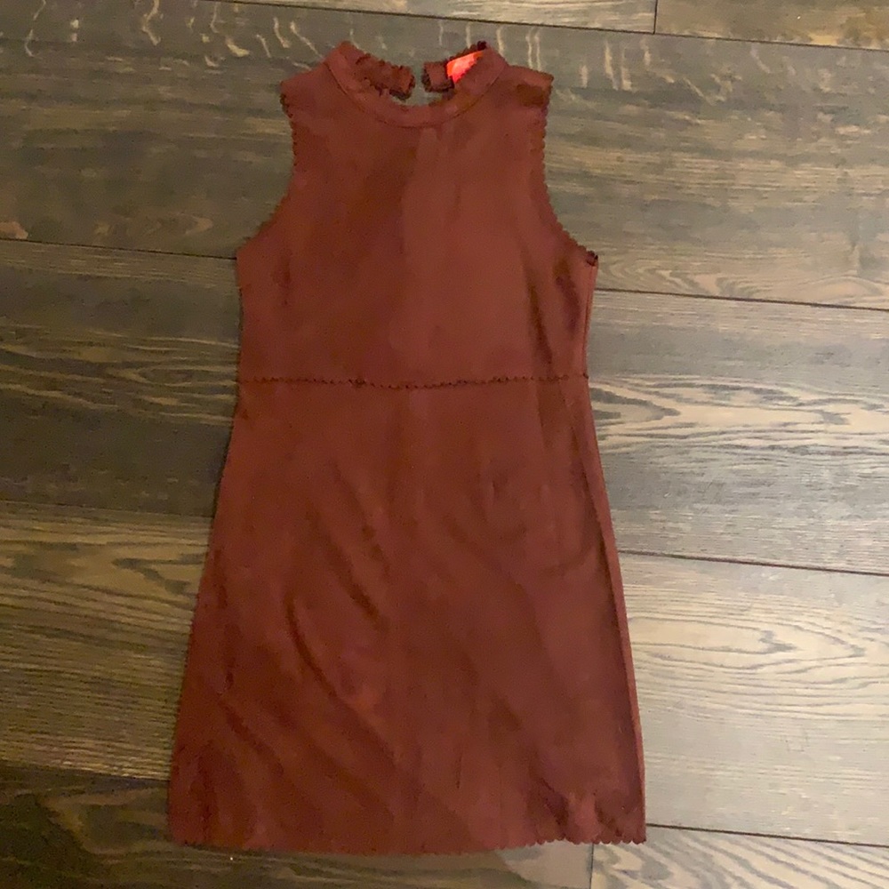 Girls brown dress